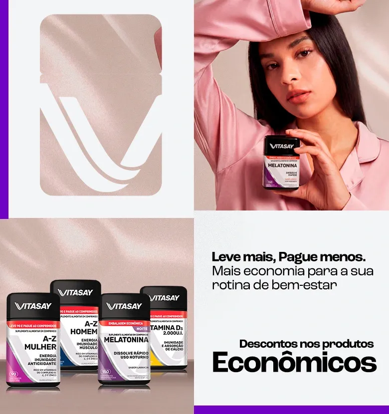 Produtos Vitasay Leve Mais Pague Menos com Kits e Embalagens Econômicas