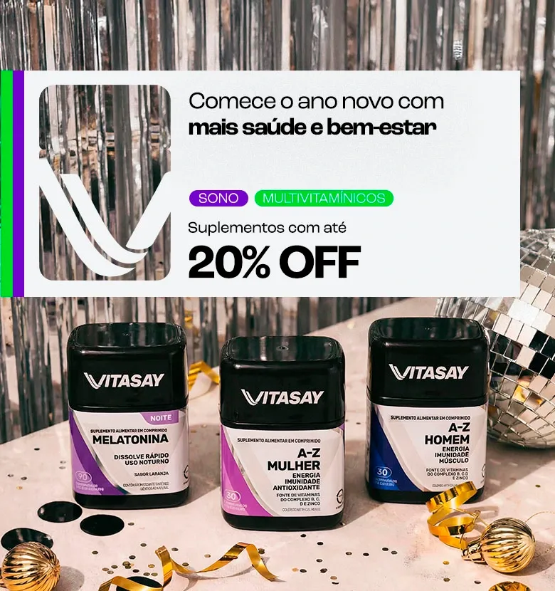 Promoção de Final de Ano Vitasay com até 20% Off