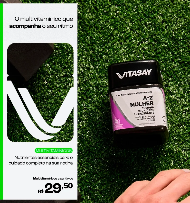 Multivitamínicos Vitasay a partir de R$29,50