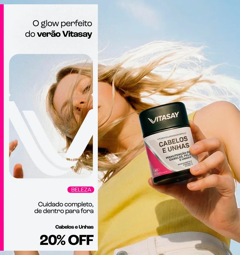 Promoção de Verão Vitasay, descontos no cabelos e unhas