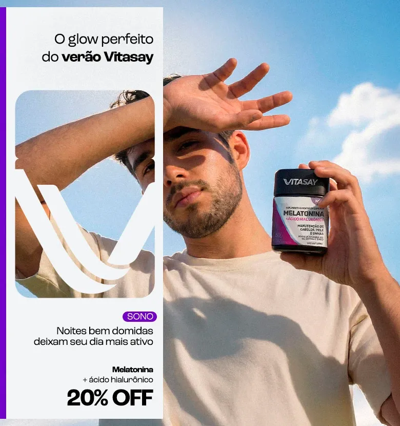 Promoção de Verão Vitasay, descontos nos itens para dar um glow na sua pele